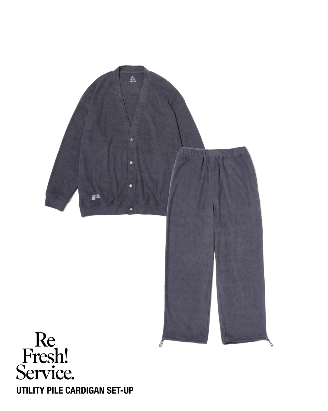 【3/28(土)発売】UTILITY PILE CARDIGAN SET-UP