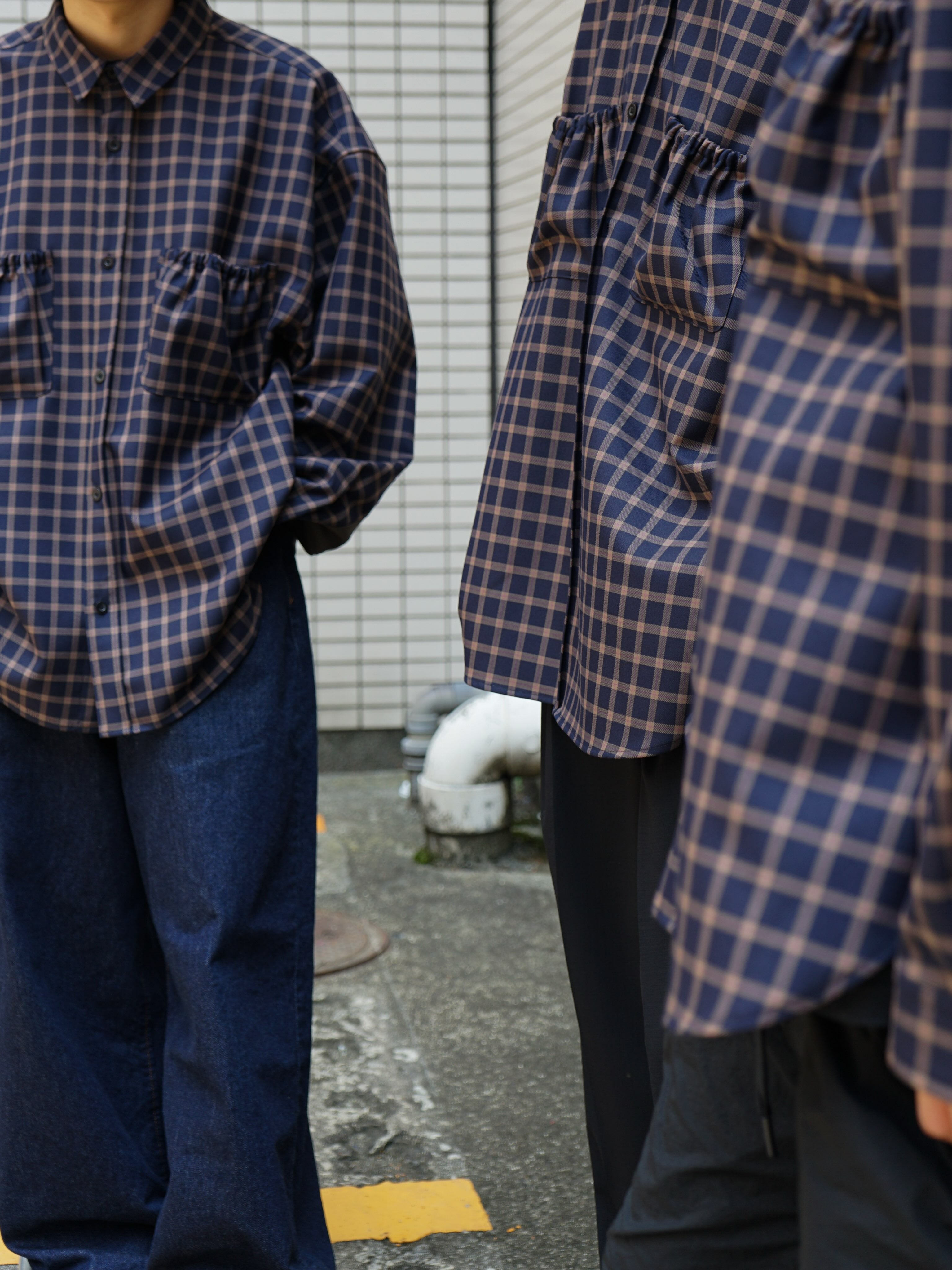 【LIMITED】WRIST PATCH WIDE SHIRT