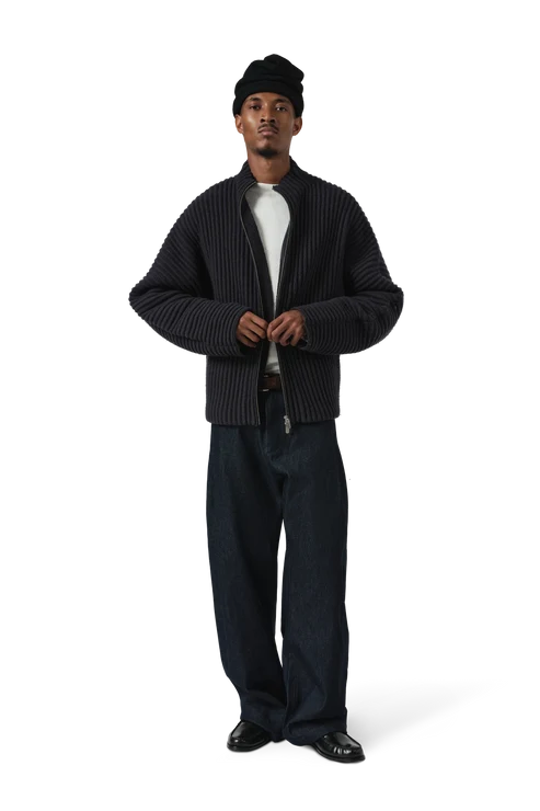 【10/10(土)発売】GLOBE RIB KNIT CARDIGAN