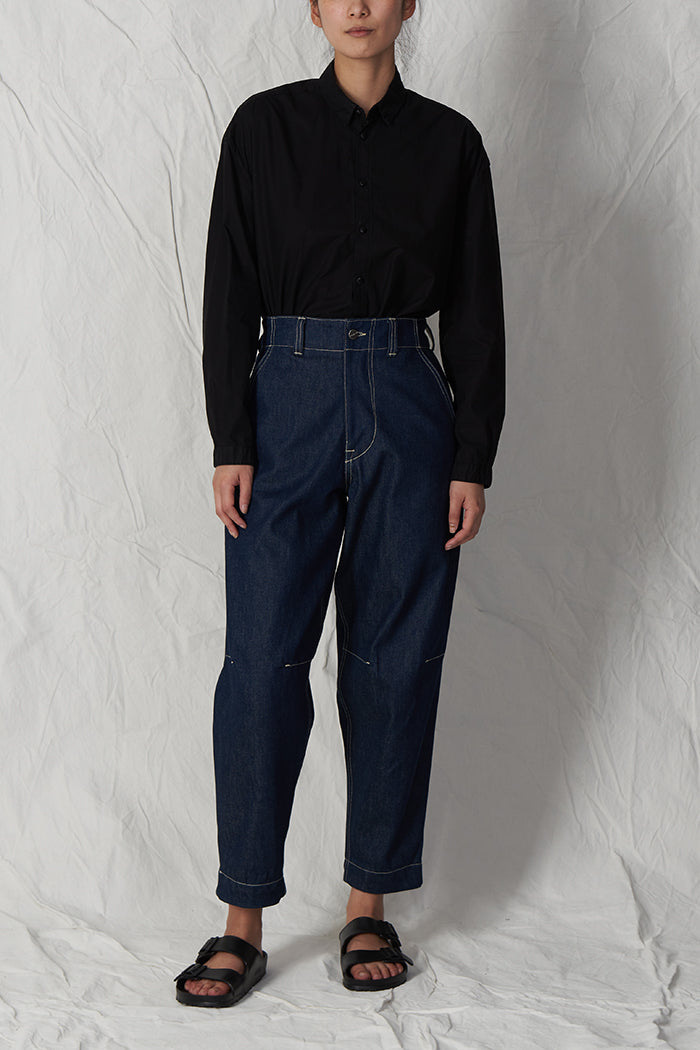 【26SS】THE DRAUGHTSMAN SHIRT / POPLIN FLINT(BLACK)