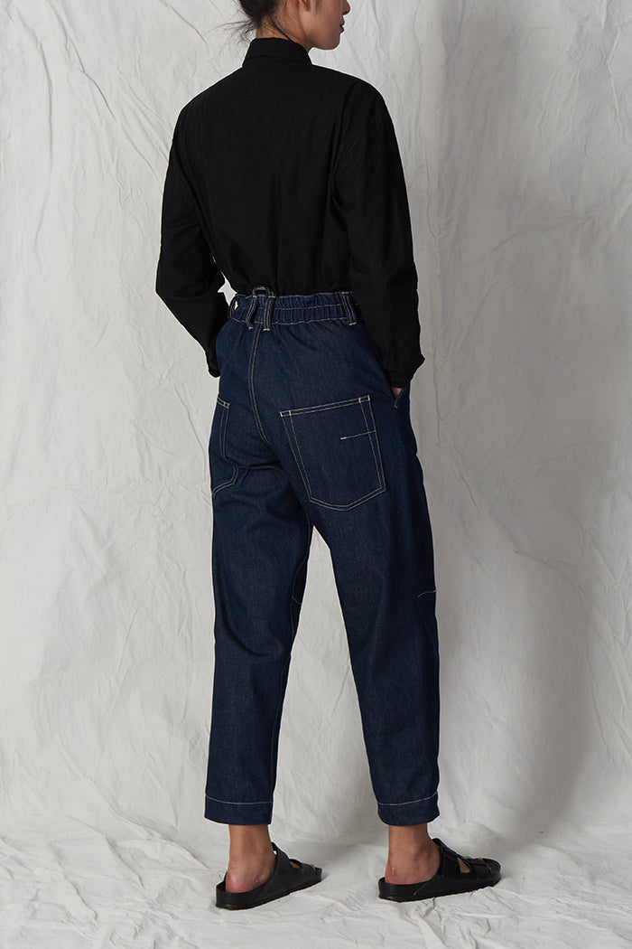 【26SS】THE DRAUGHTSMAN SHIRT / POPLIN FLINT(BLACK)
