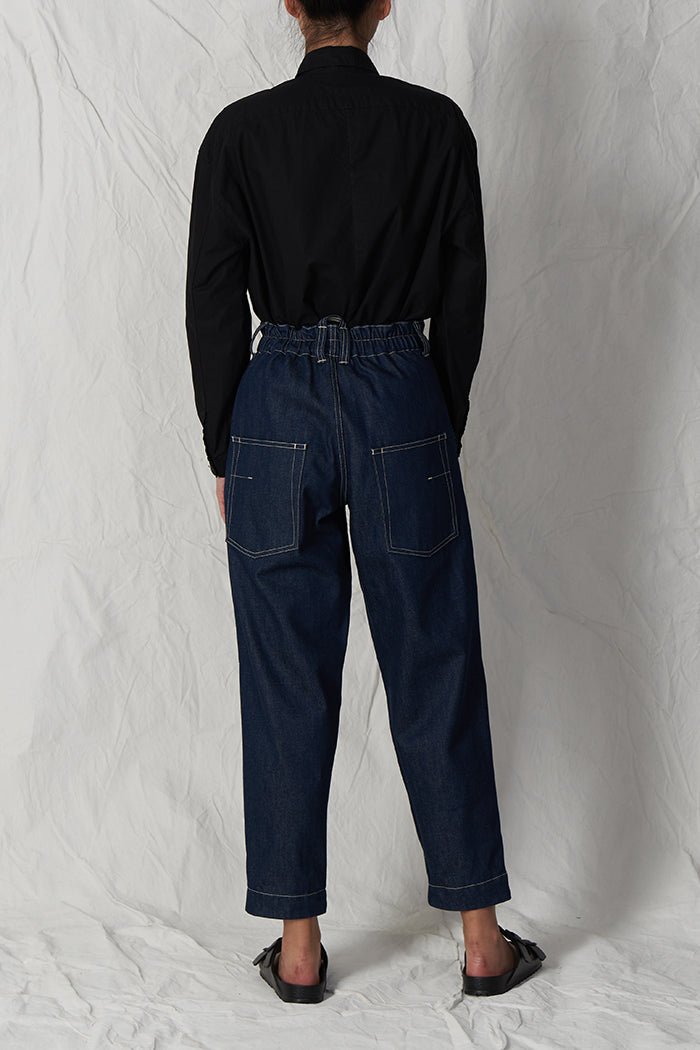 【26SS】THE DRAUGHTSMAN SHIRT / POPLIN FLINT(BLACK)