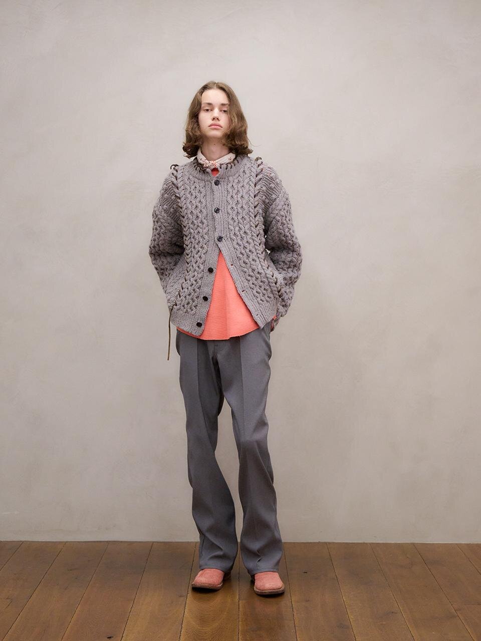 【7月30日(金)発売】Long-sleeve waffle T-shirt
