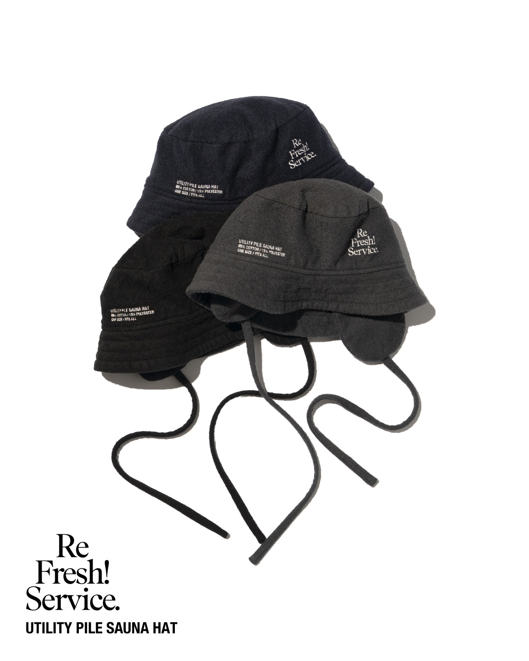 【9/19(土)発売】UTILITY PILE SAUNA HAT