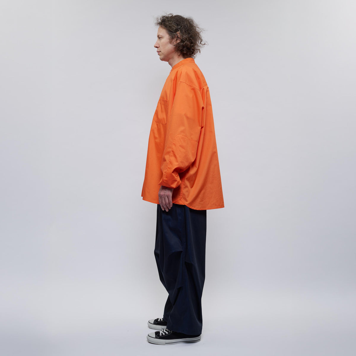 【9月12日(土) 発売】BAND COLLAR SHIRT L/S