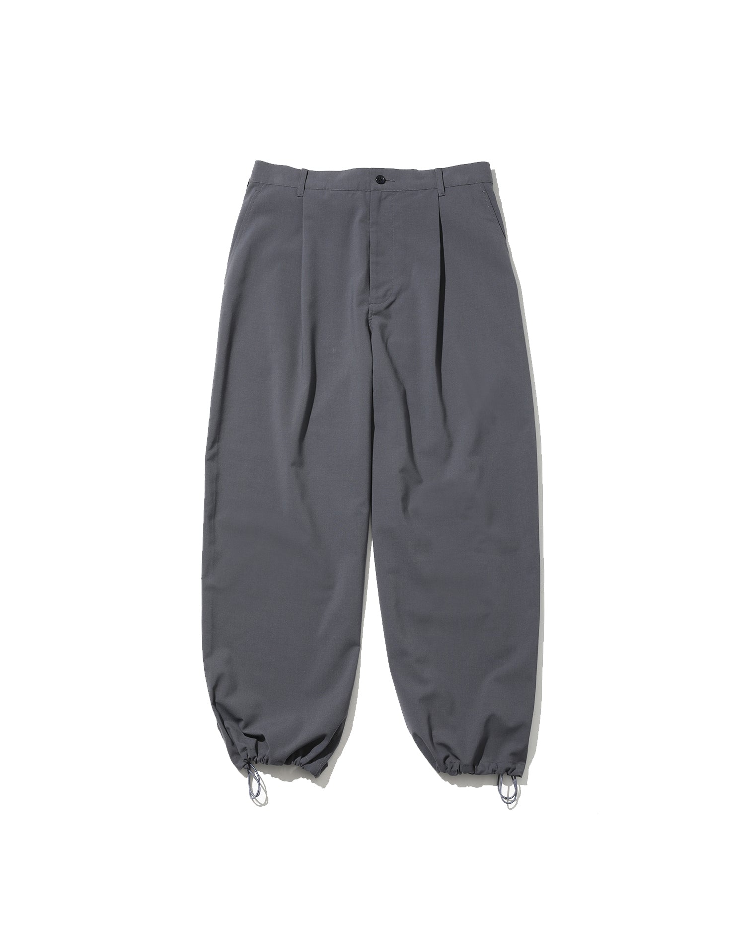 WOOLY CLOTH WIDE TROUSERS