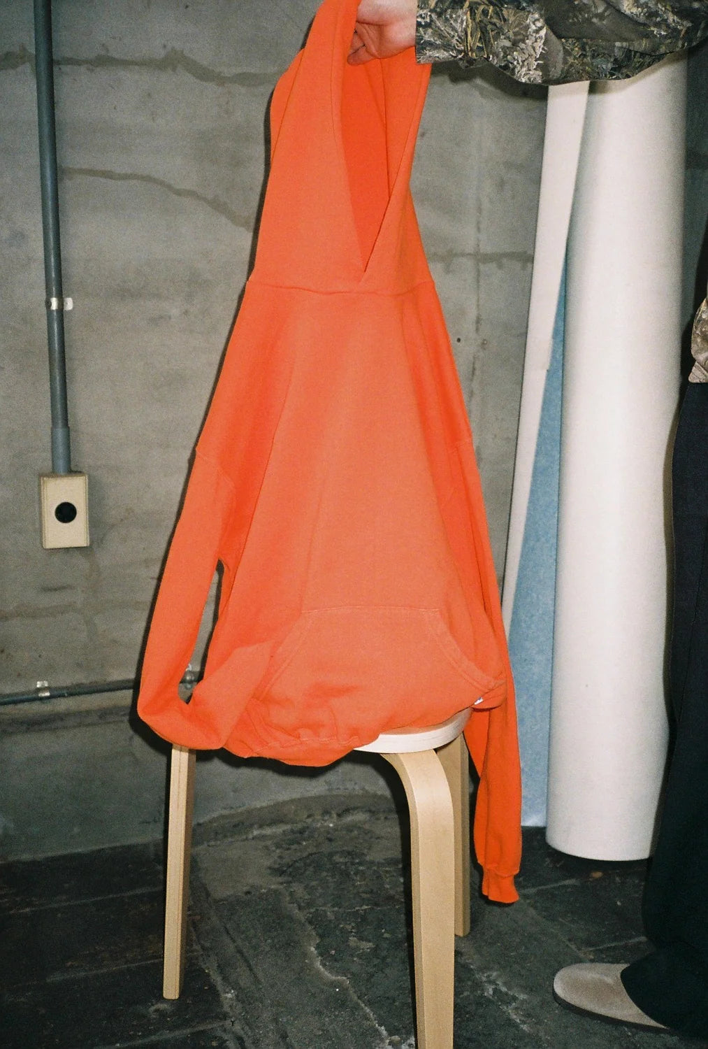 【10/31(土)発売】60’s Faded Zip hoodie / Blaze Orange