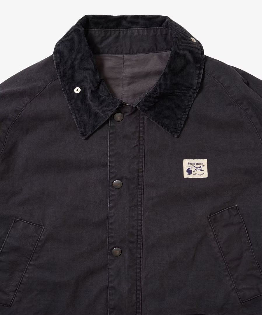 british coverall super duck faded black