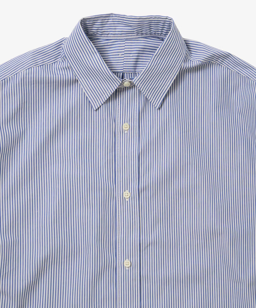 wide shirts  side pocket  thomas mason stripe