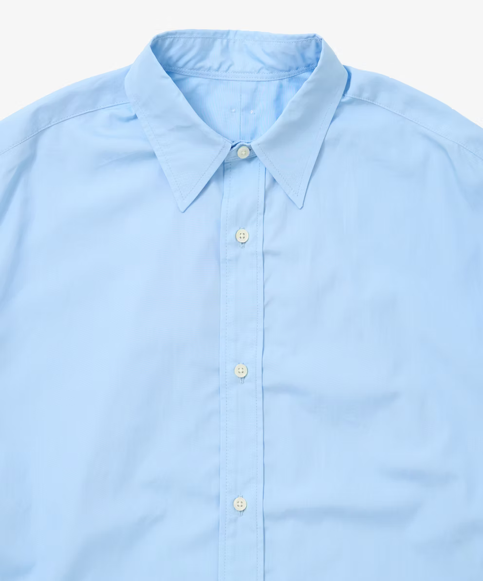 wide shirts  side pocket  thomas mason blue