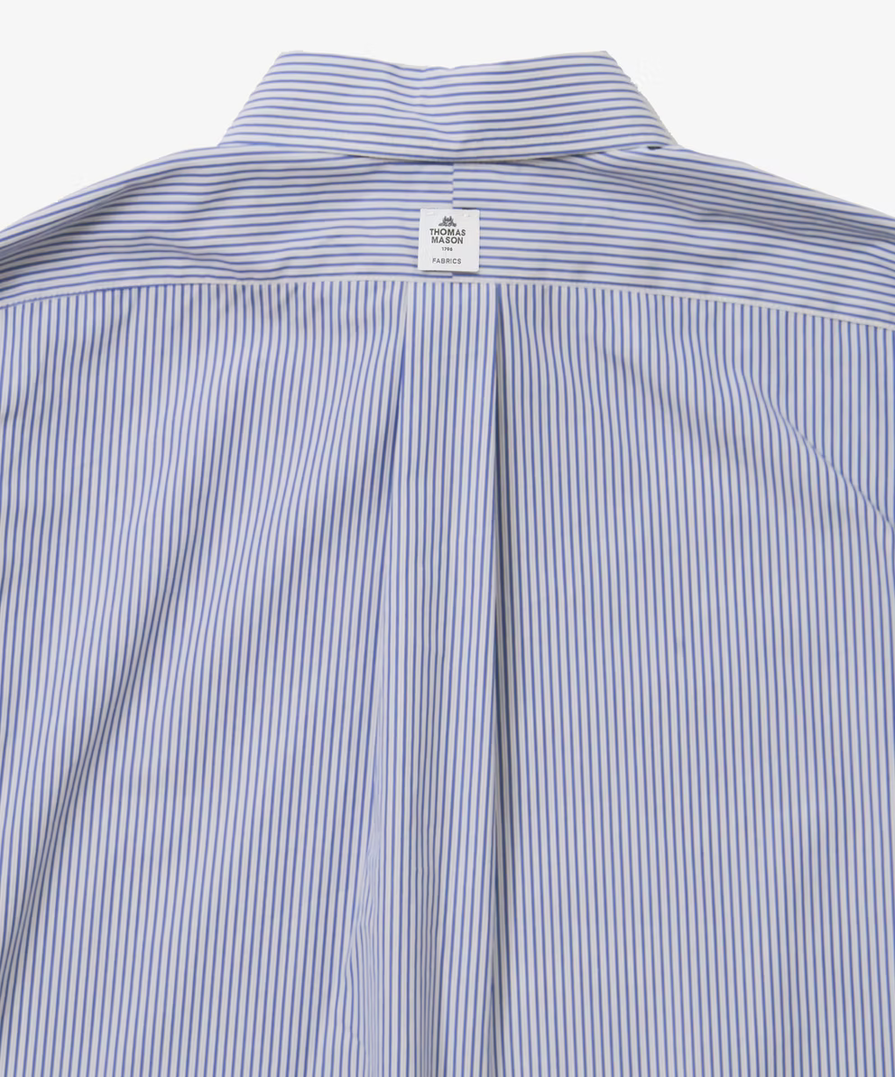 wide shirts  side pocket  thomas mason stripe