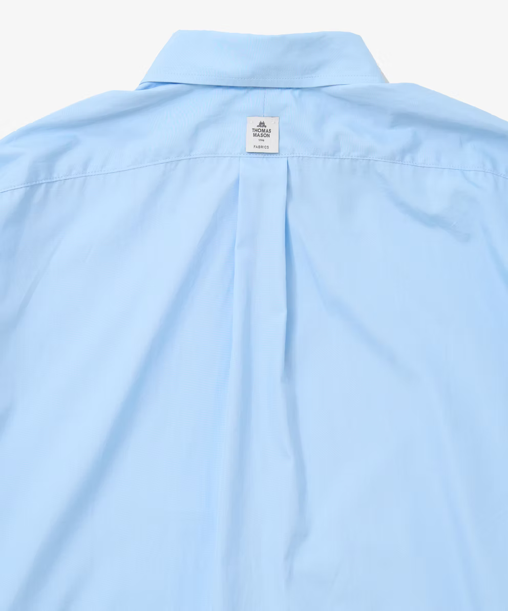 wide shirts  side pocket  thomas mason blue