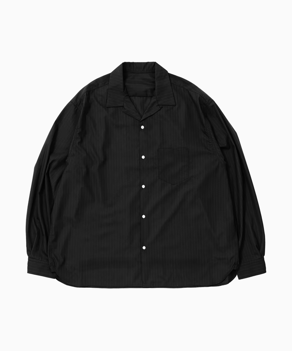 Sillage overshirt black stripe 新品 シアージ re-engineered overshirt black stripe