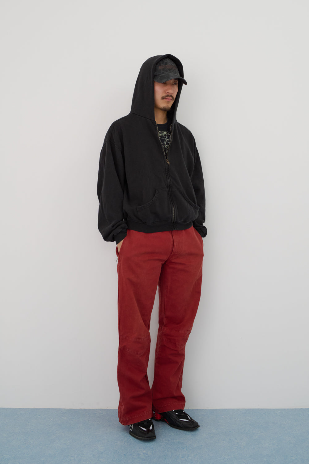 【10/31(土)発売】60’s Faded Zip hoodie / Black