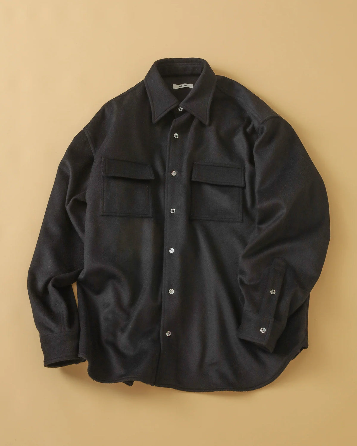 【coming soon】UNIFORM / CASHMERE FLANNEL SHIRT JACKET