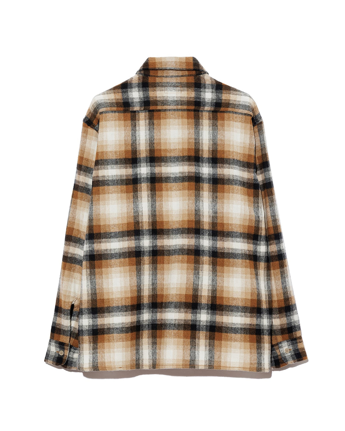 【10/17(土)発売】Long sleeve Wool check shirt