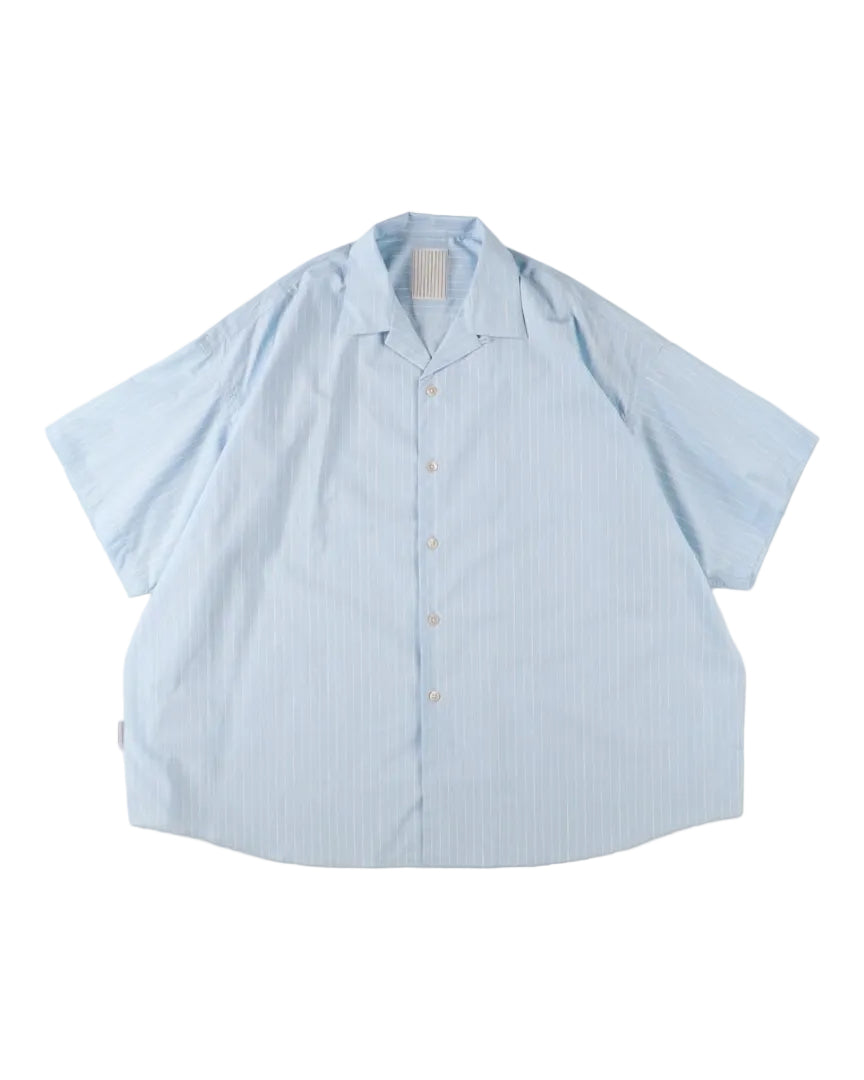 5/9(土)発売】COTTON STRIPE OPEN COLLAR SS SHIRT