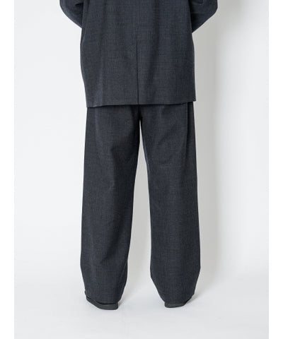 【8/21(金)発売】WOOL COTTON 2 TUCK TROUSERS