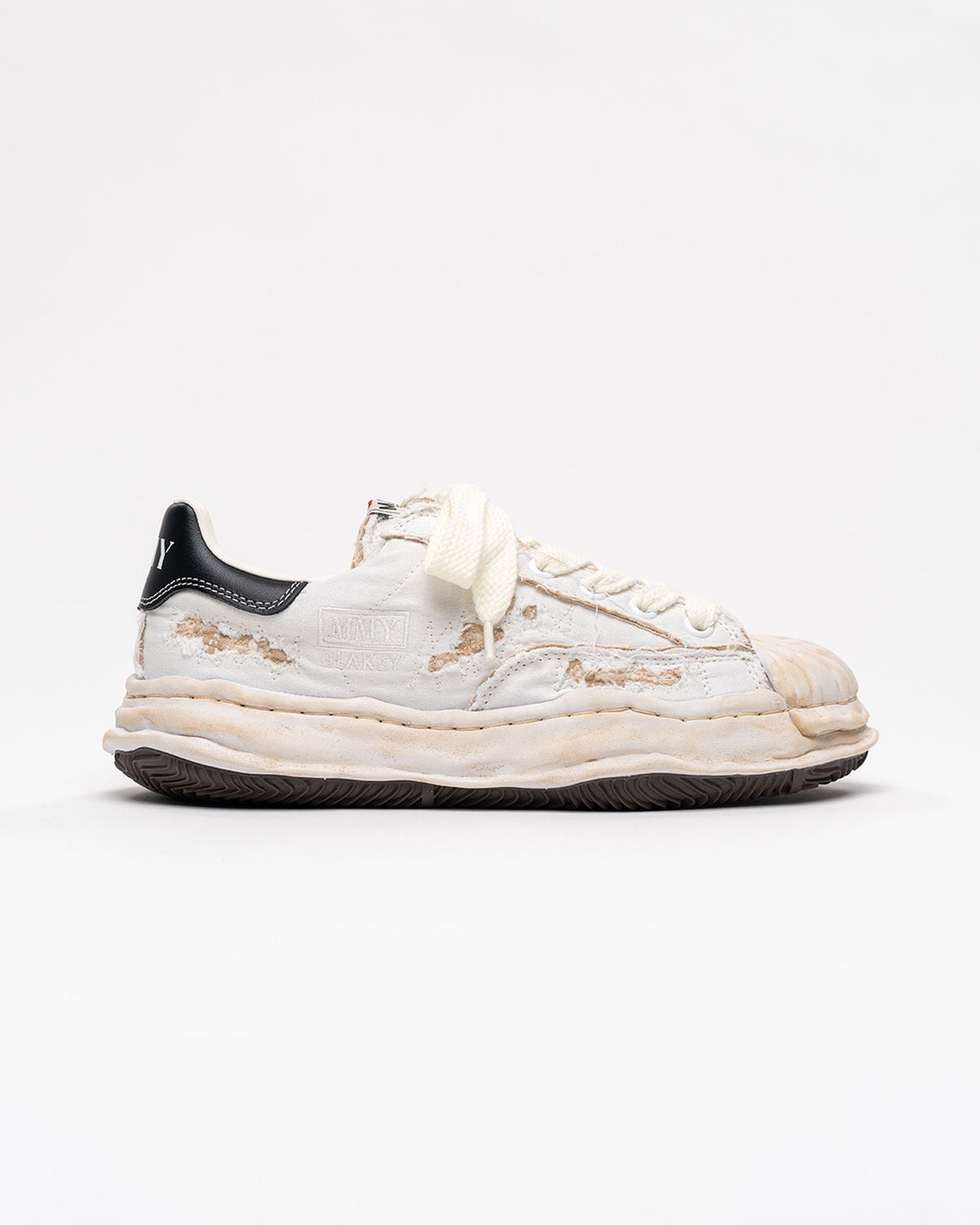 BLAKEY / OG Sole Ripped Overdye Canvas Low-top Sneaker