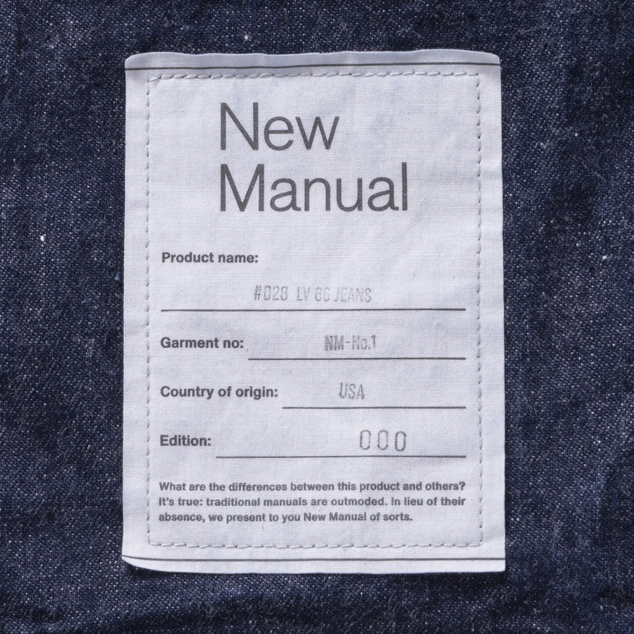 028 LV 66 JEANS 33 ONE-WASHED