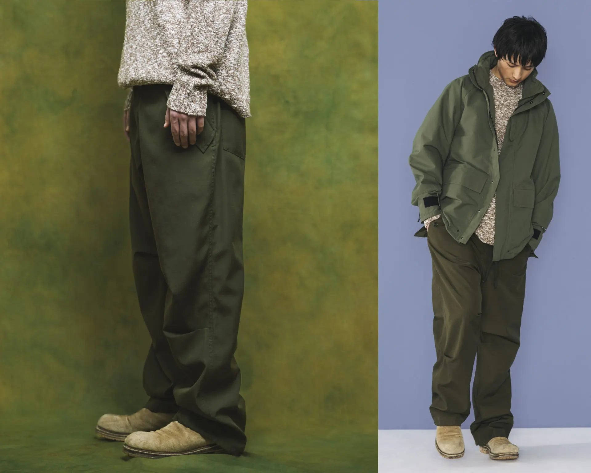 【8/27(木)発売】AVIATOR TROUSERS POLY WOOL RIPSTOP