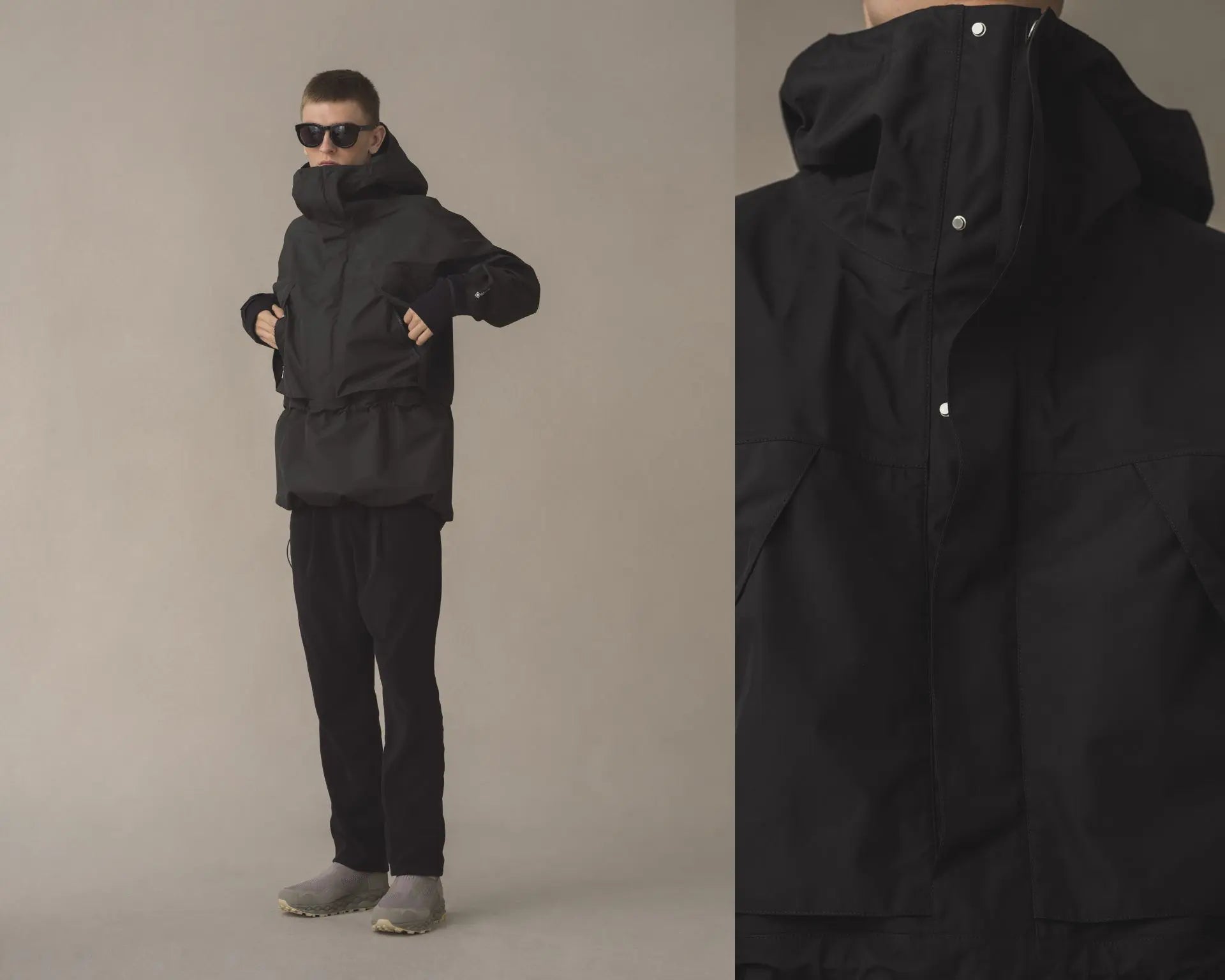 KANEKO OPTICAL × nonnative DWELLER SUNGLASSES DARK