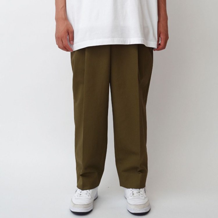 COTTON 1TUCK TROUSERS｜ANYTHING GOES