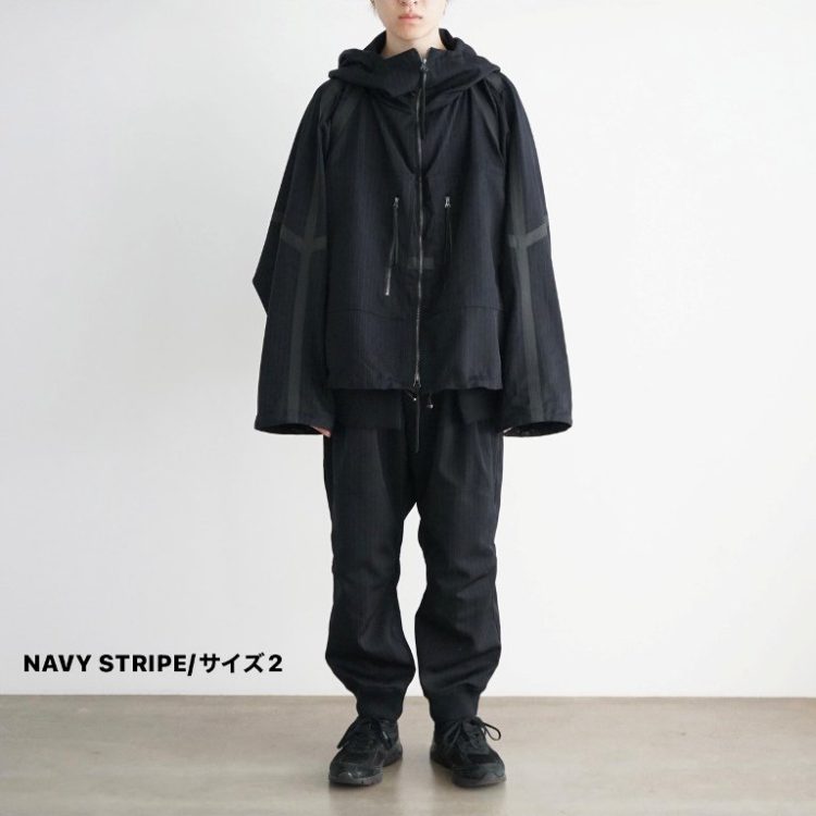 SOUMO × Graphpaper 22AW Parachute Flight Trousers パンツ 2 ネイビー-