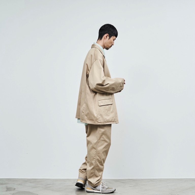 Suvin Chino Oversized Jacket｜ANYTHING GOES