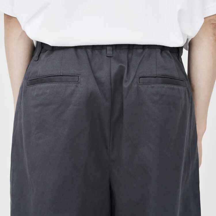 Suvin Chino Wide Tapered Trousers｜ANYTHING GOES