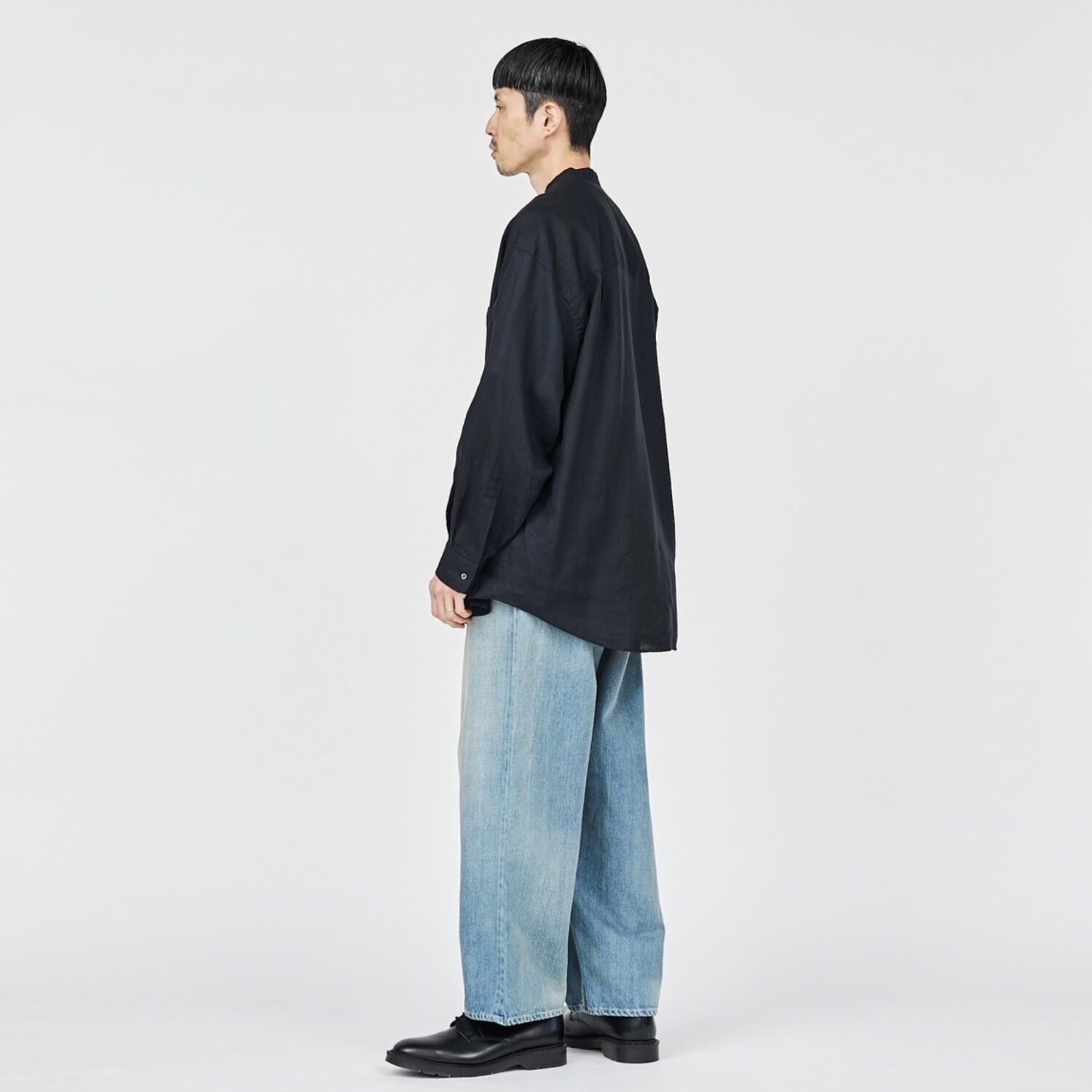 Selvage Denim Two Tuck Pants(LIGHT FADE)｜ANYTHING GOES