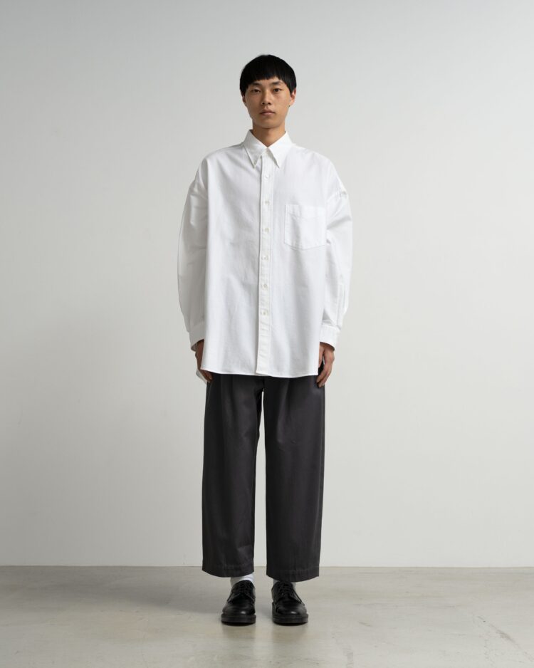 Oxford L/S Oversized B.D Shirt｜ANYTHING GOES