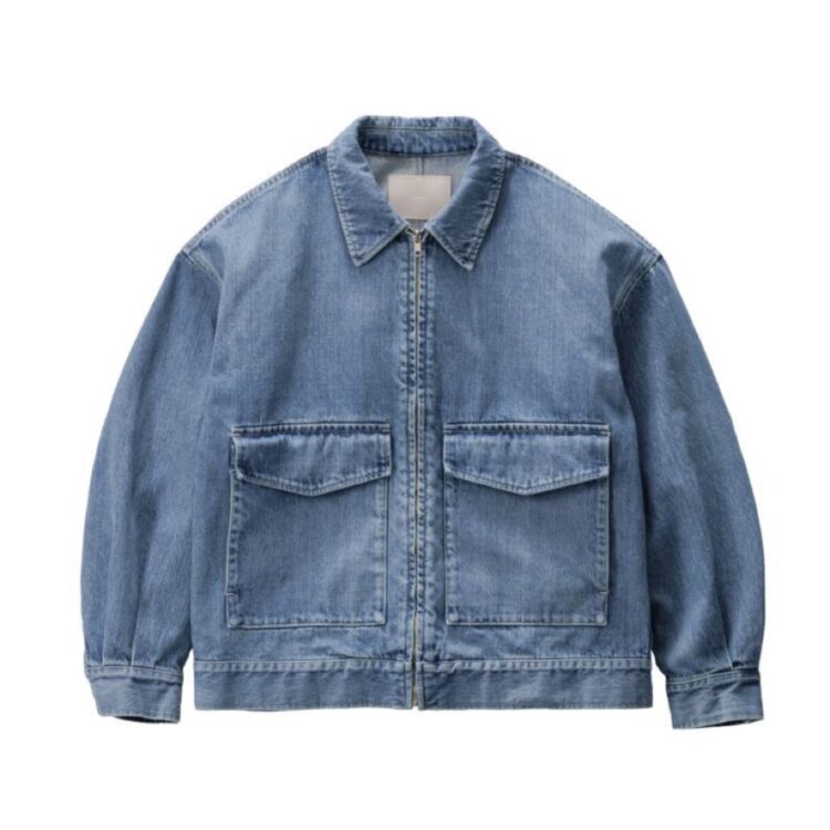 8/9発売】Selvage Denim Zip Jacket(LIGHT FADE)｜ANYTHING GOES